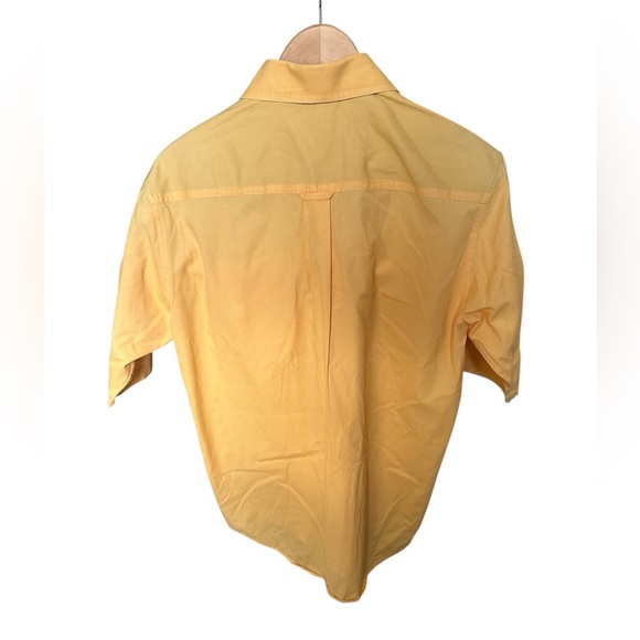 Men's Redhead short sleeve button down shirt in yellow. Size small - Picture 6 of 6